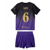 Barcelona Paez Gavi #6 Vonkajší Detský futbalový dres 2026-27 Krátky Rukáv (+ trenírky)